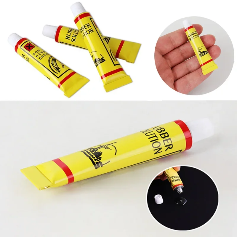 1/2/4pcs Bicycle Tyre Repair Glue Inner Tube Puncture Repair Adhesive Adhesives Car Motorcycle Emergency Portable Tyre Adhesives