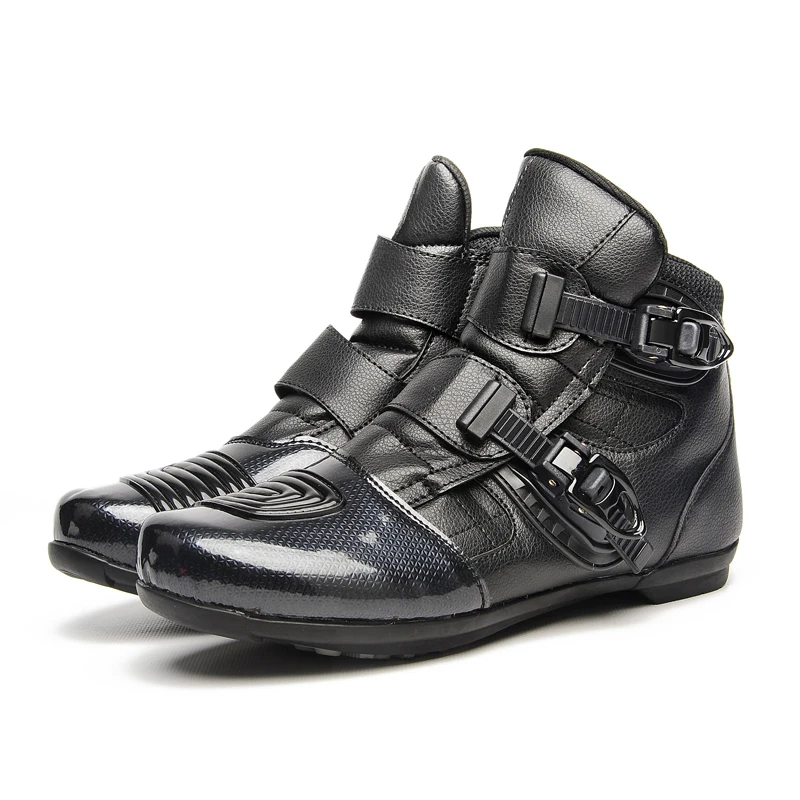 

Motorcycle Boots Four Season Men's Plus Size High-top Safety Protection Motorcycle Shoe Cross Country Boots Outdoor Riding Boots