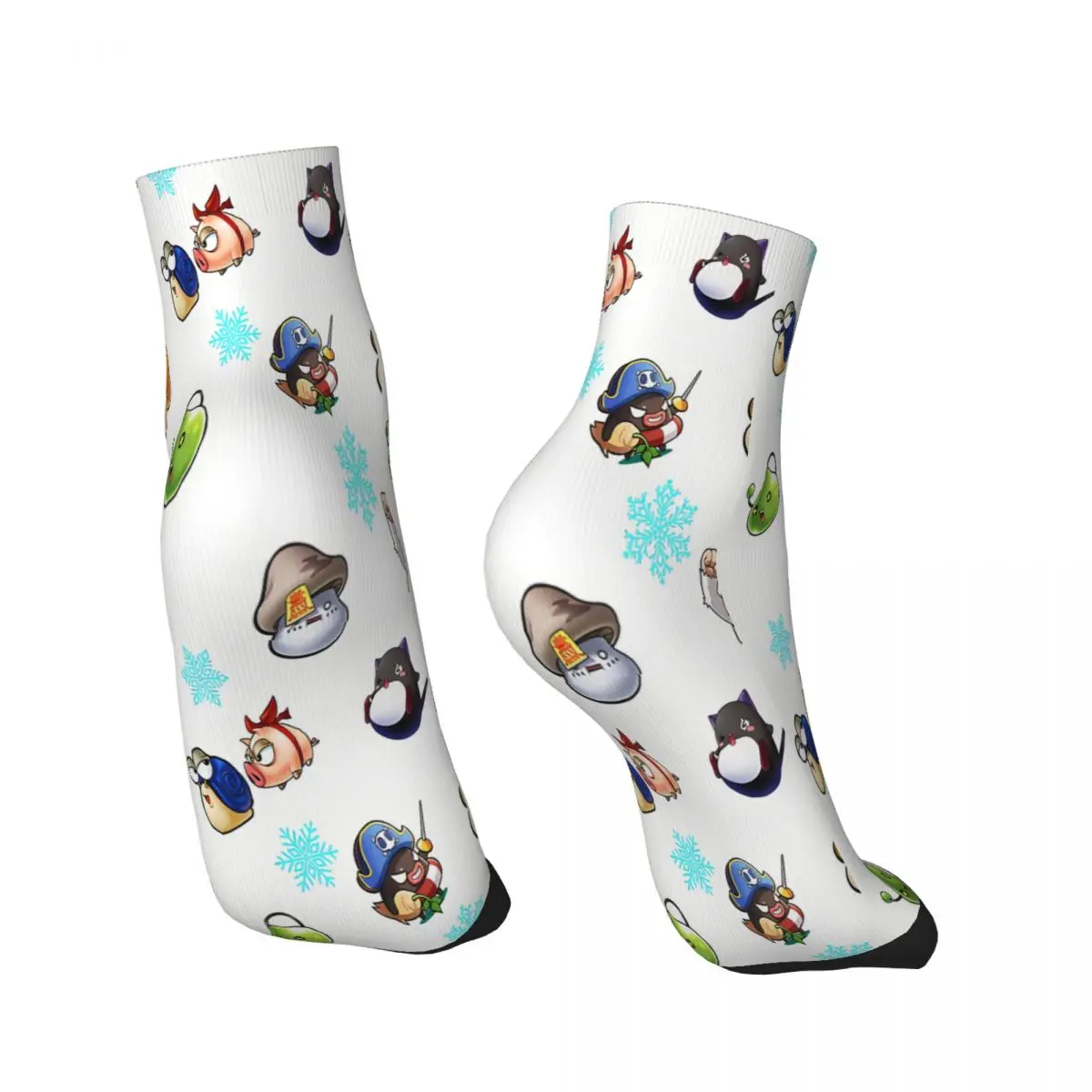 Mobs MapleStory Maple Story Ankle Socks Male Mens Women Autumn Stockings Harajuku