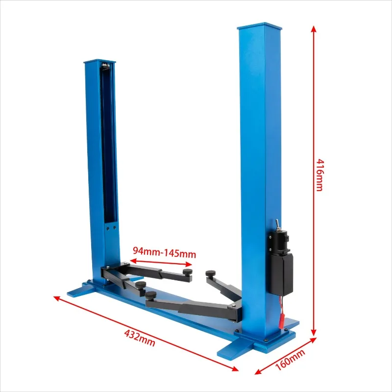 for 1 10 1 8 Ratio Car Double Column Lifting Garage Automatic Dual Motor Gantry Series