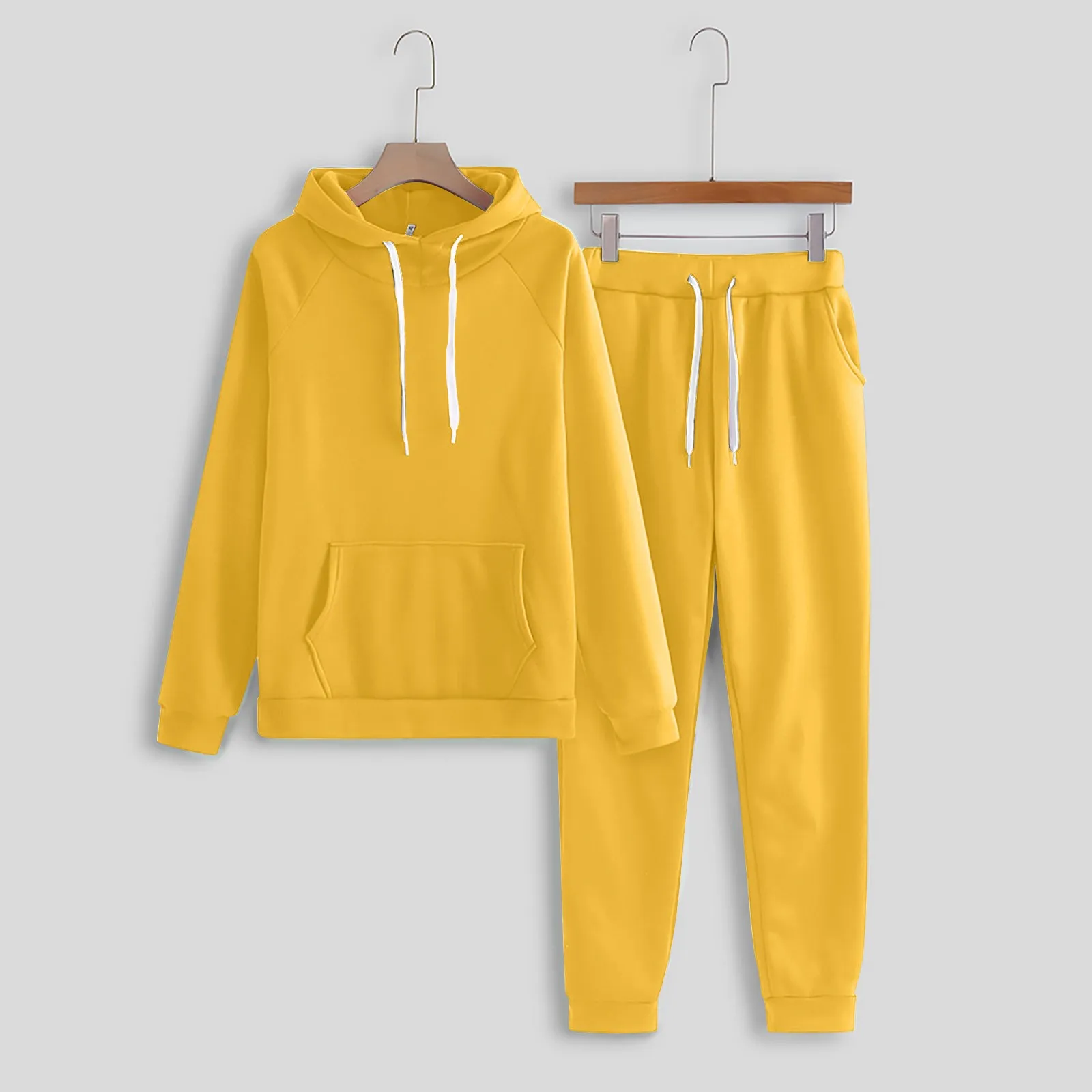 

New Autumn Winter Woman Tracksuit Hoodies+Sweatpants 2-Piece Fashion Causal Jogging Sweatshirt Clothes Pullover Solid Pant Sets