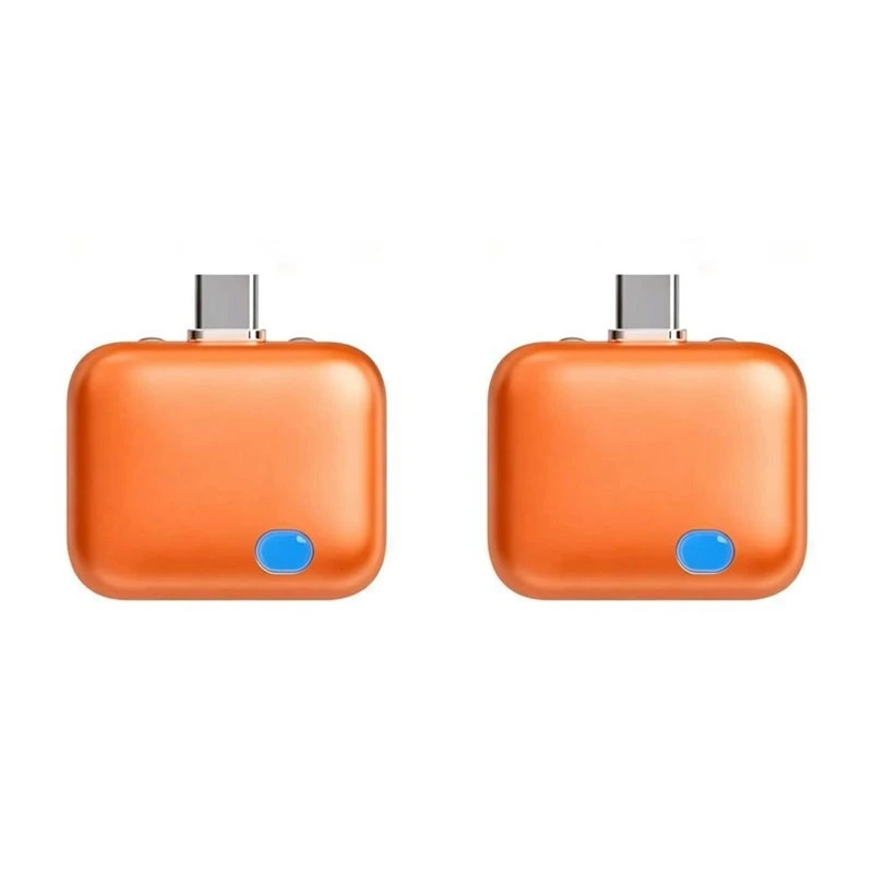 AT12 2PCS 140W Intelligence Full Charge Self-Cut Type-C Adapter Auto Disconnect Night Charging Protector A