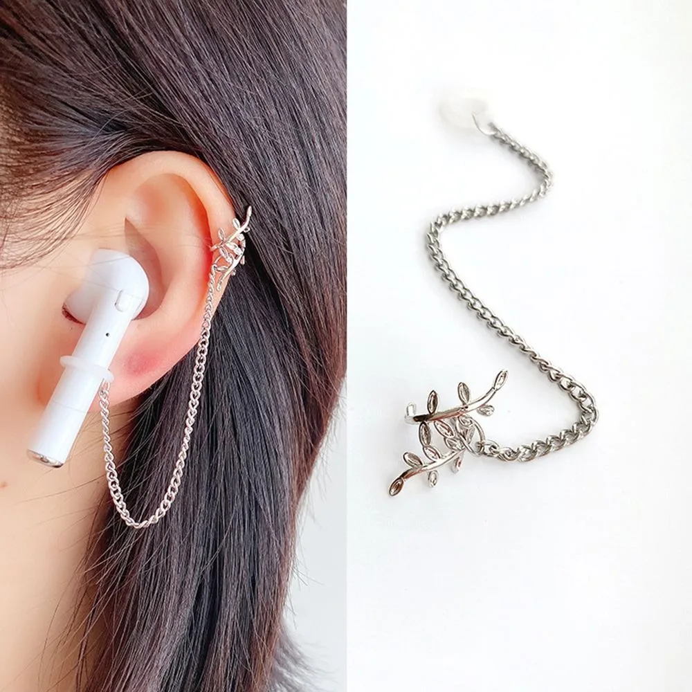 Stainless Steel Anti-Lost Earrings Anti-Lost Earbuds Earphone Holder Clip Wireless Jewerly for AirPods Pro 2/AirPods 3 2 1