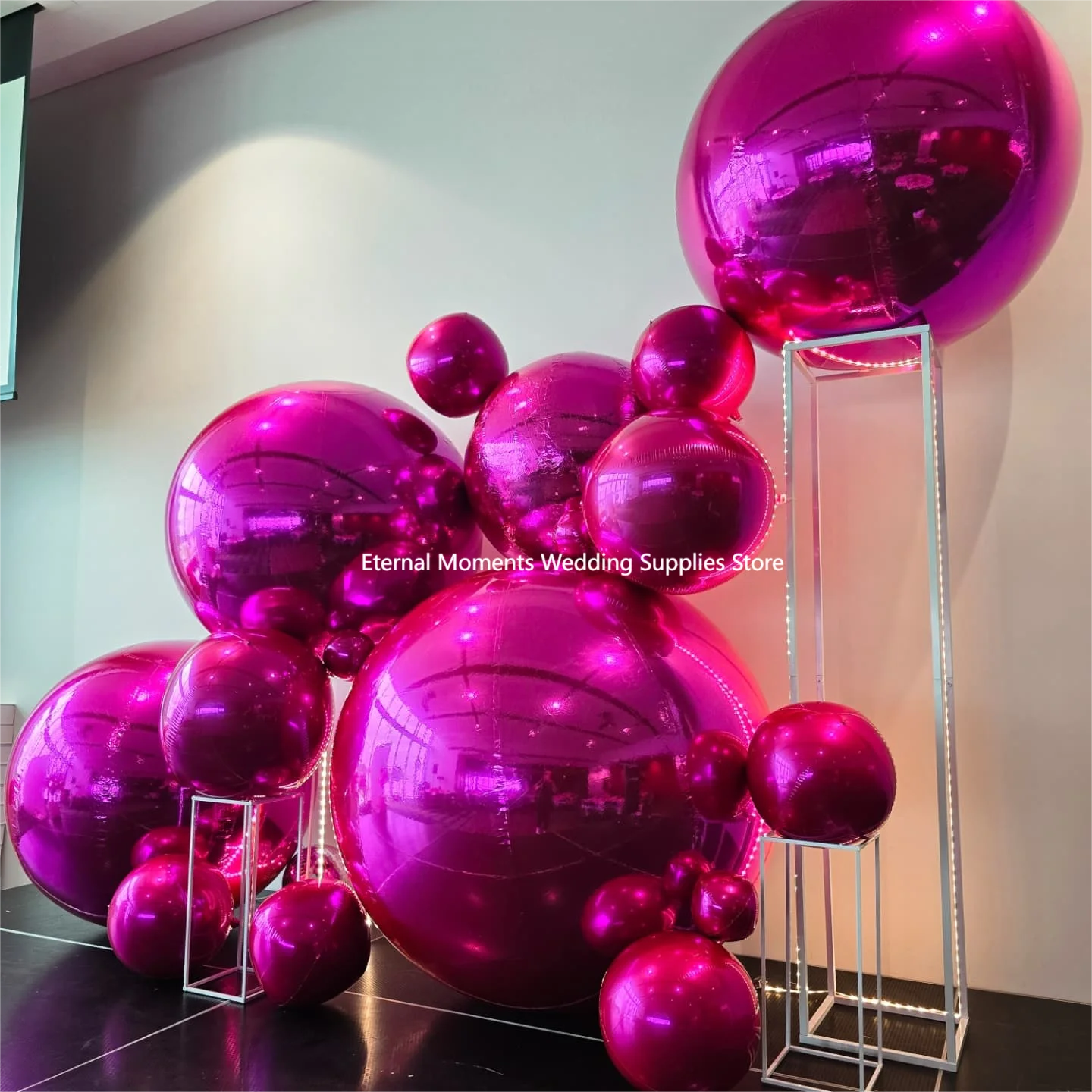

Disco Mirror Balls Inflatable Mirror Balloon Sphere Pvc Hanging Giant Shiny Balls Christmas Bachelorette Party Decoration