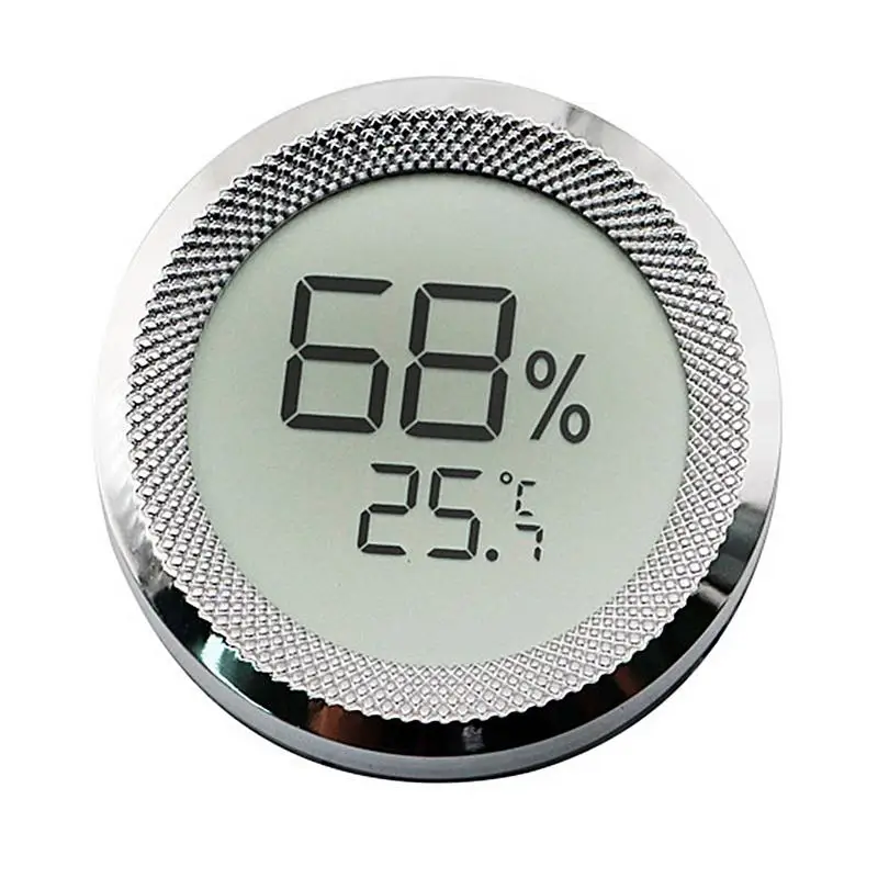 Moniteur numérique de température intérieure, petit hygromètre, jauge d'humidité ronde, moniteur d'humidité