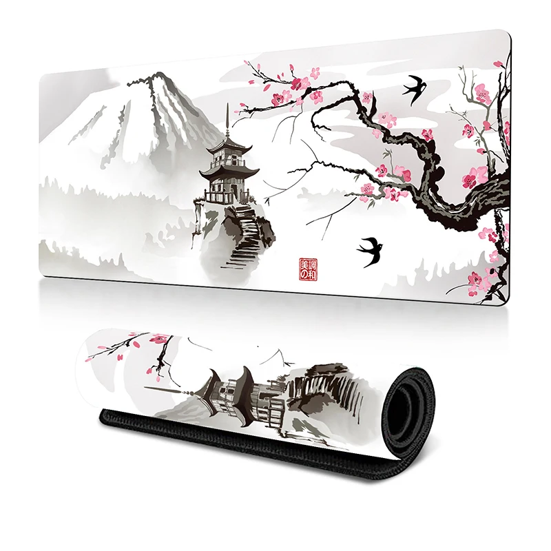 

Art Chinese Style Gaming Mouse Pad Printed Desk Keyboard Mice Mat Gaming Mat Non-Slip Home Office Computer Laptop Table Mousepad