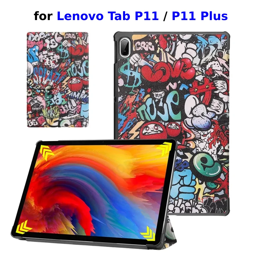 Lenovo Tab P11 5G 本体＋ケース＋フィルム For Lenovo Tab P11 case P11 Plus 5G Trifold Stand Cover with Auto