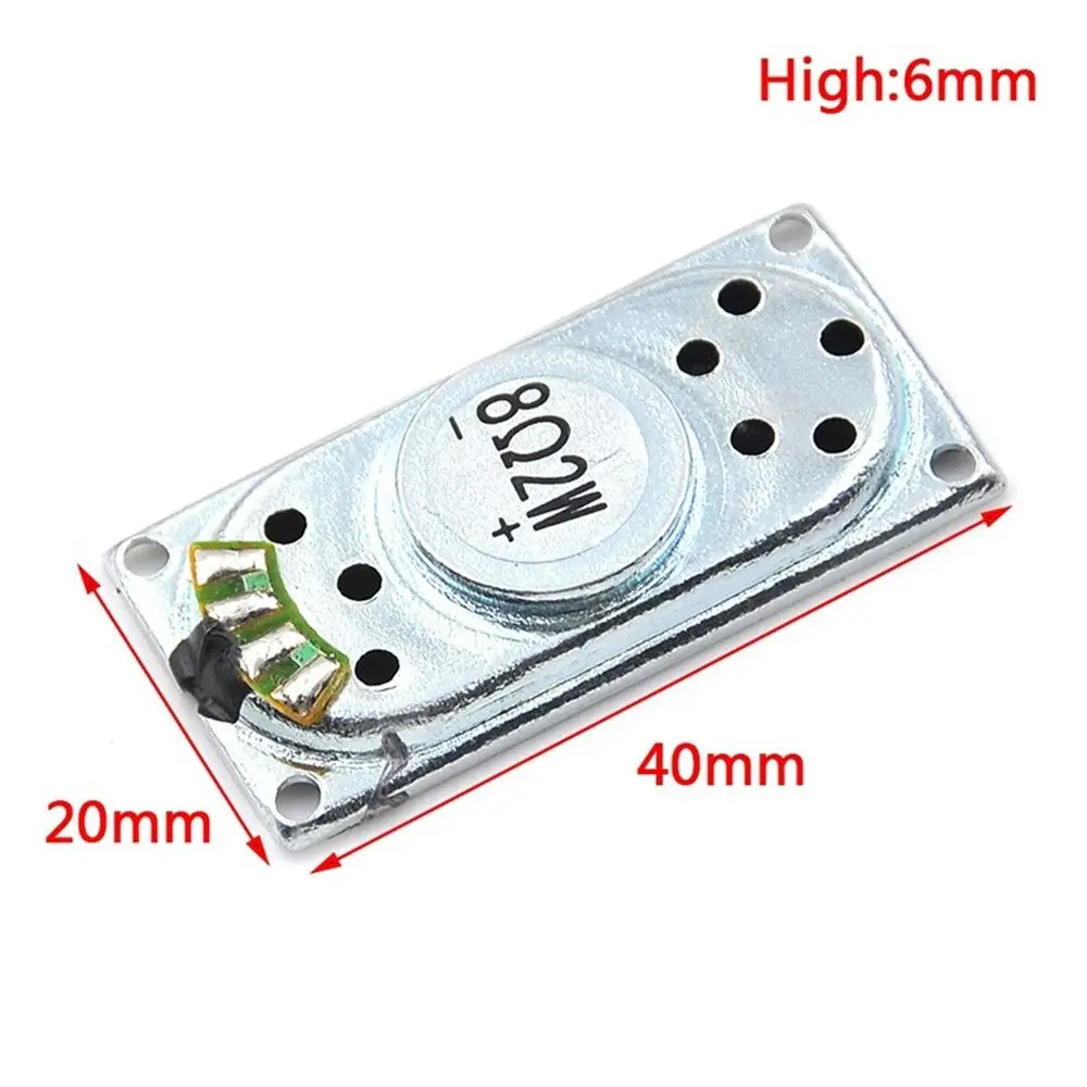 2pcs 2040 2W Computer Replacement DIY Speakers Notebook Speaker Audio