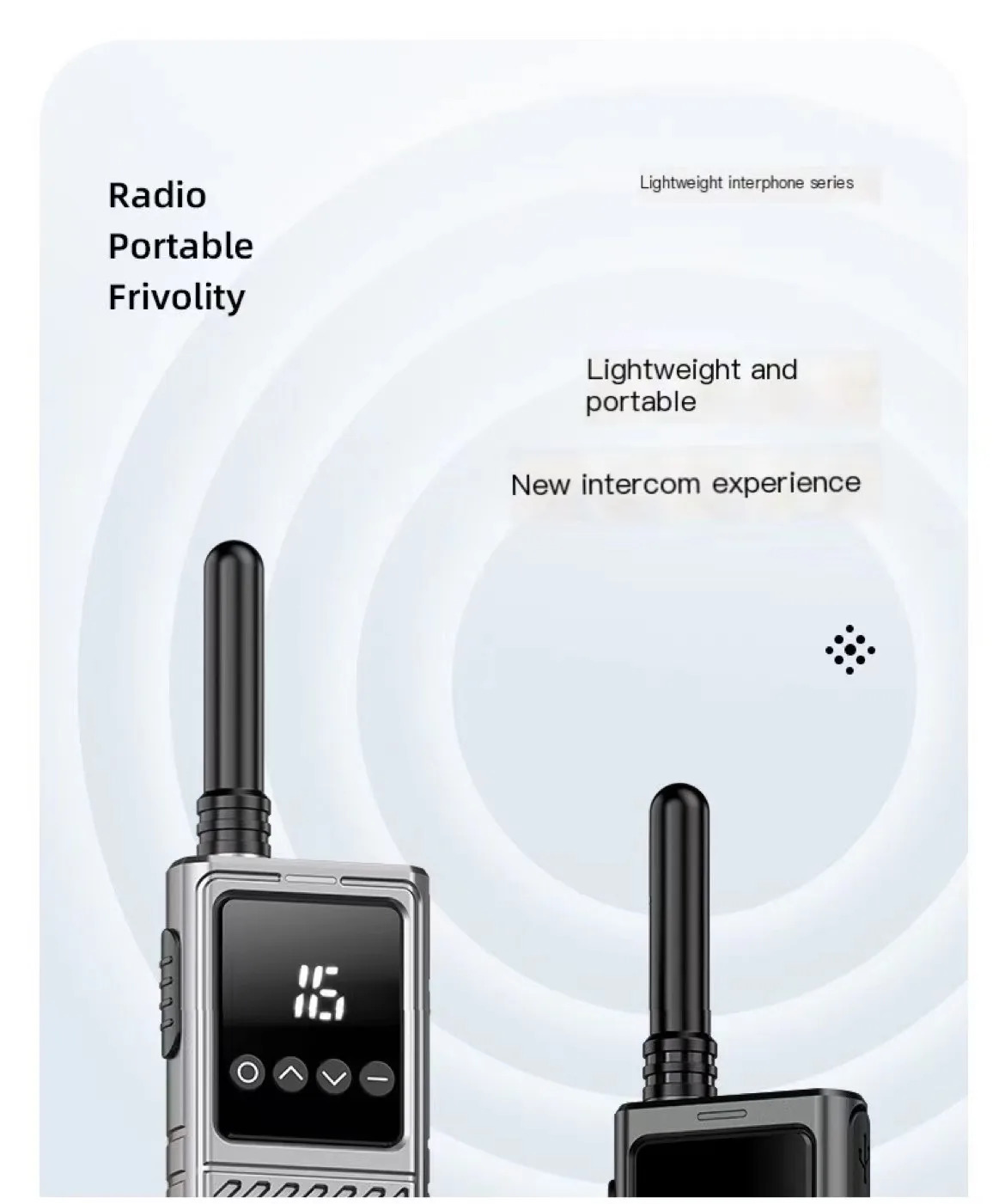 DXM S900 Walkie Talkie Frekuensi Manual Ramping (2 Buah/Lot)
