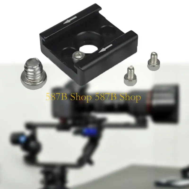 

587B High Strength Metal Cold Shoe Mount Adapter Enabling Easily Connection of Accessories for Flexible Creative Projects