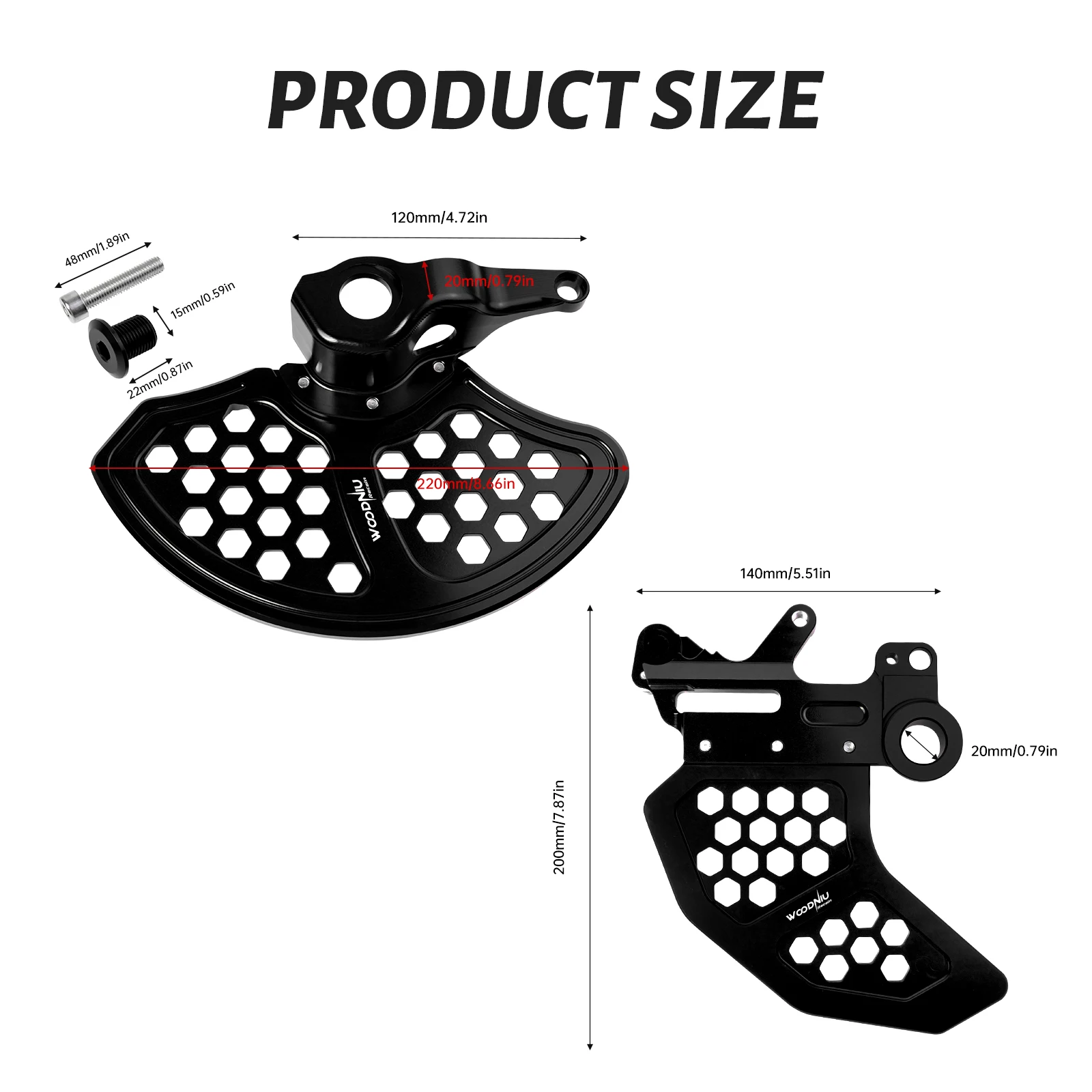 Protector de Disco de Freno Delantero y Trasero para Surron Ultra Bee, Bicicletas Eléctricas Todoterreno, Accesorios para Motocicletas SurRon