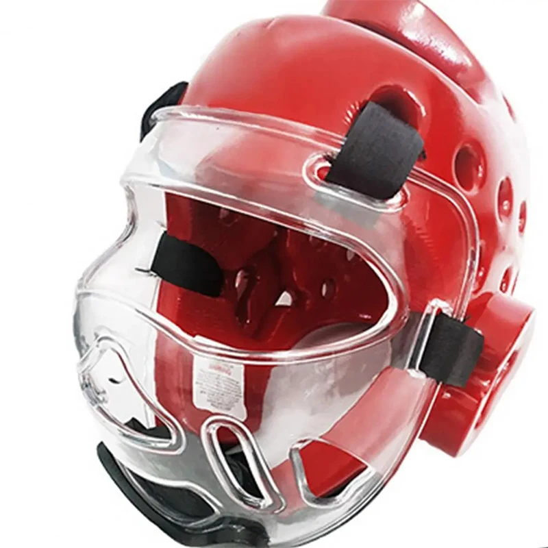 Transparent Helmet Masks Visible Sports Protective Head Cover Karate Men Women Face Guard Skating Skiing Outdoor Mask Protector