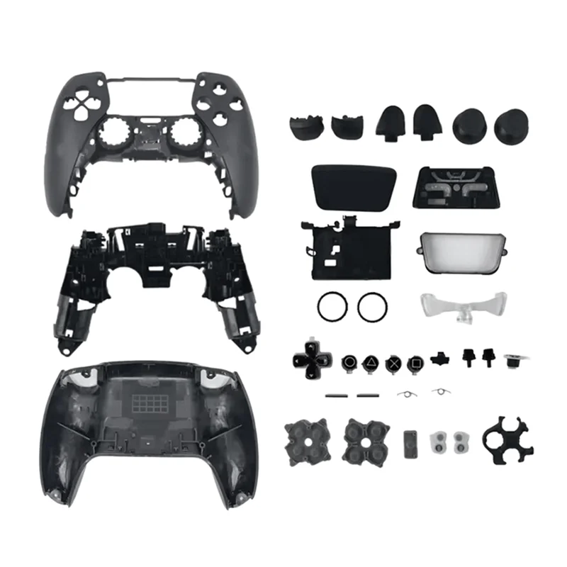 Dependable-Housing Shell Full Kit Forps5 Controller BDM-030 Front Back Cover Withconductive Pad Forp5 Gamepad A