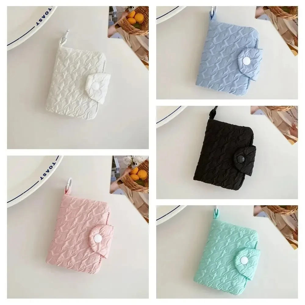 Koreanischen Stil Blase Tuch Candy Farbe Leinwand Geldbörse Mini Brieftasche Zipper Umschlag Geldbörsen Outdoor Reise Tuch Tasche Geldbörse
