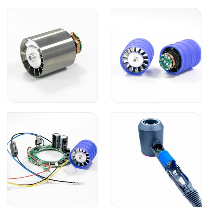 مجفف شعر عالي السرعة 220 فولت 110,000 محرك بدون فرشاة تيار مستمر 310 فولت مايكرو تيار مستمر محرك بدون فرشاة مصنع شعر مستقيم