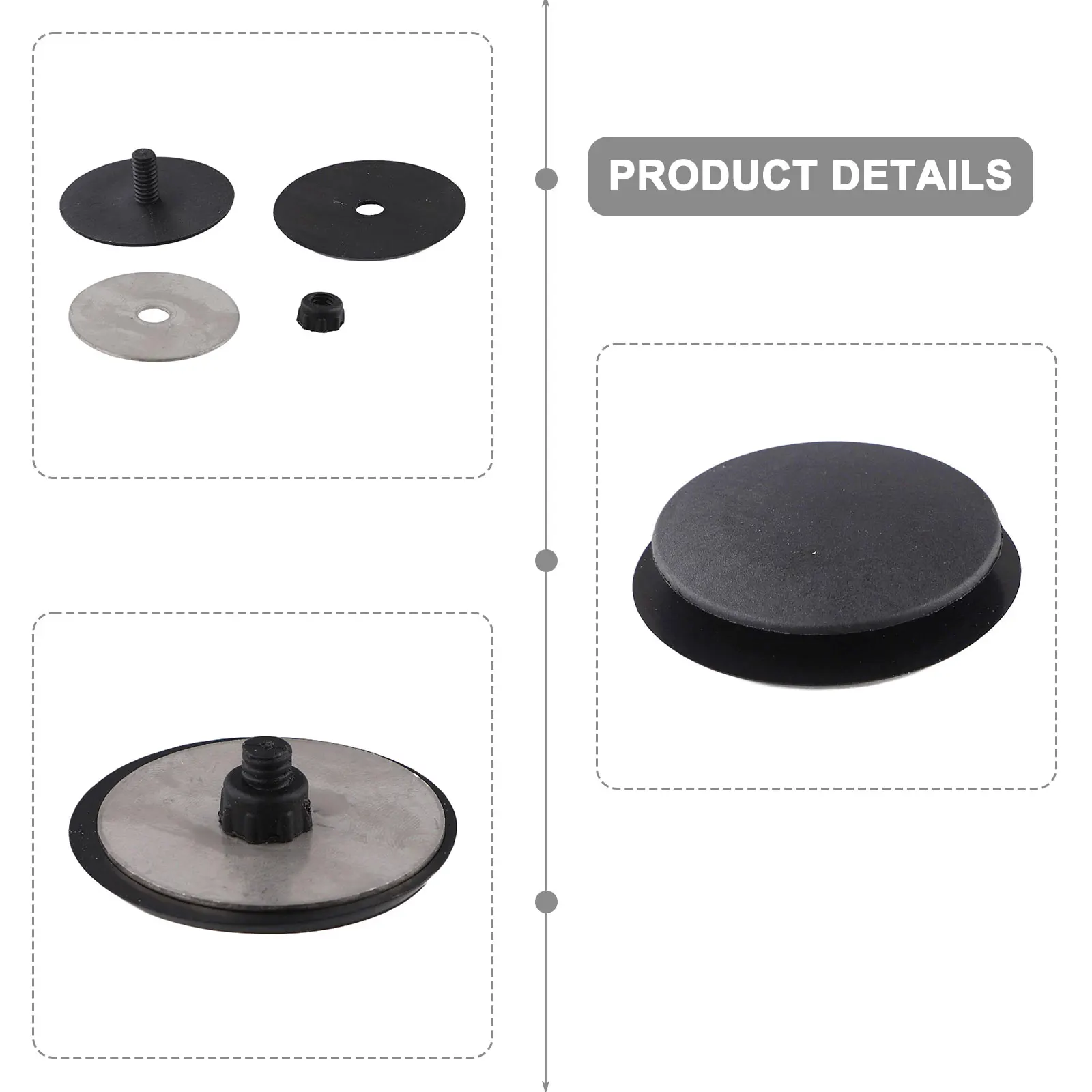 Antenna Hole Cover Car Rear Wiper Cover For Car Maintenance High Universality Stable Characteristics Brand New