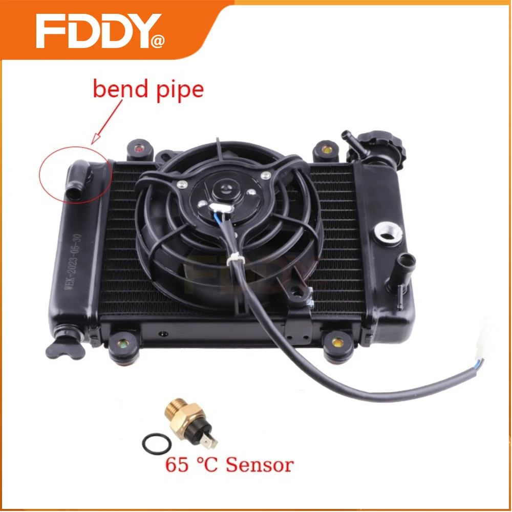 FDDY Motorcycle Radiator Cooling Cooler 5