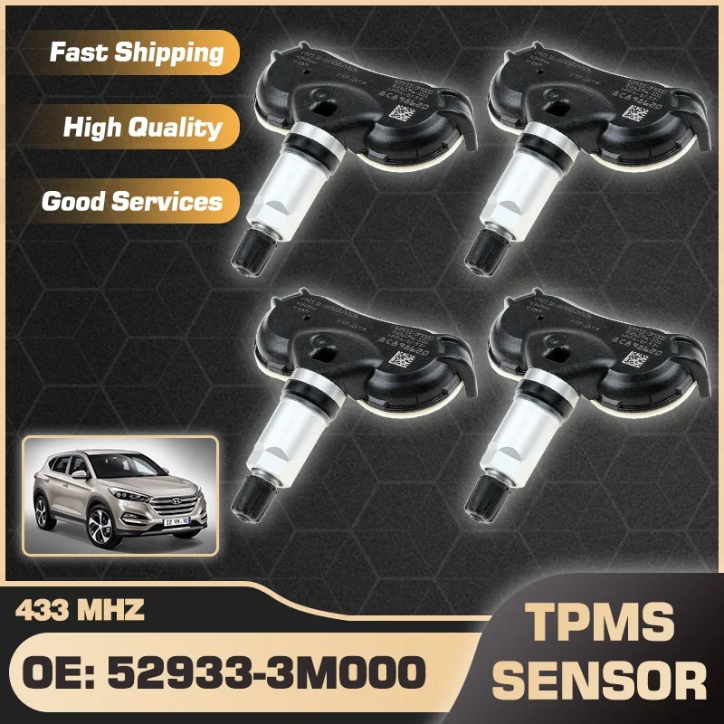 

Car Parts For Hyundai ix35 2010-2019 Hyundai Tucson 2010-2015 TPMS Tire Pressure Sensor Monitoring System 52933-3M000 529332S410