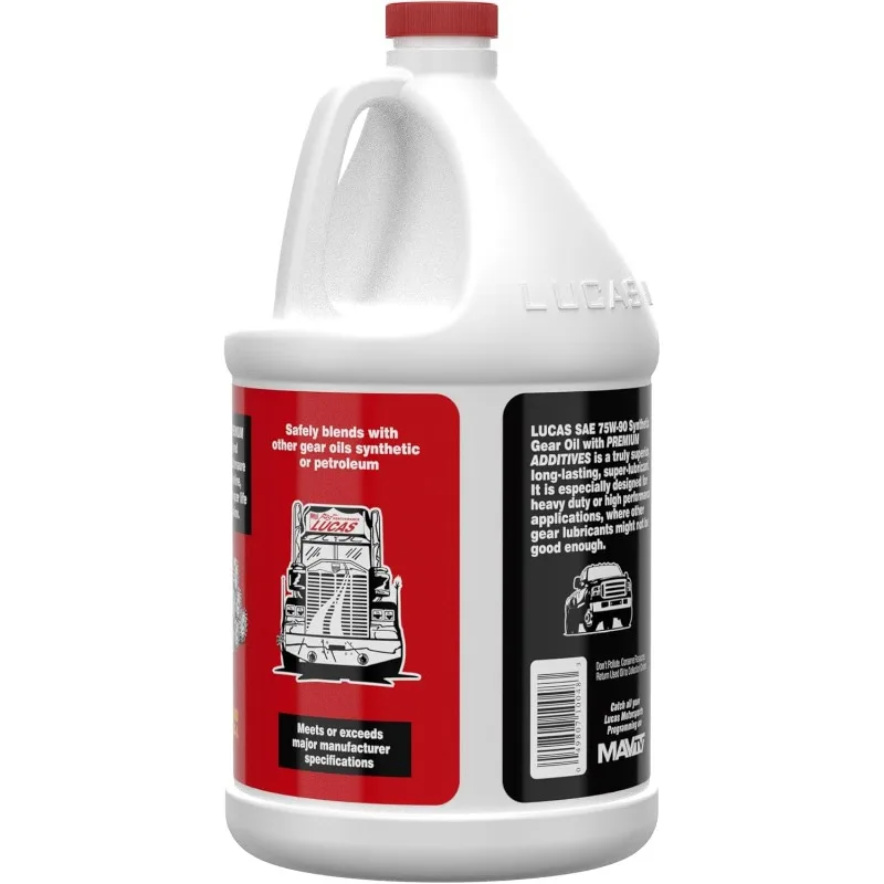 Lucas Oil 10048 Synthetic SAE 75W-90 Gear Oil - 1 Gallon