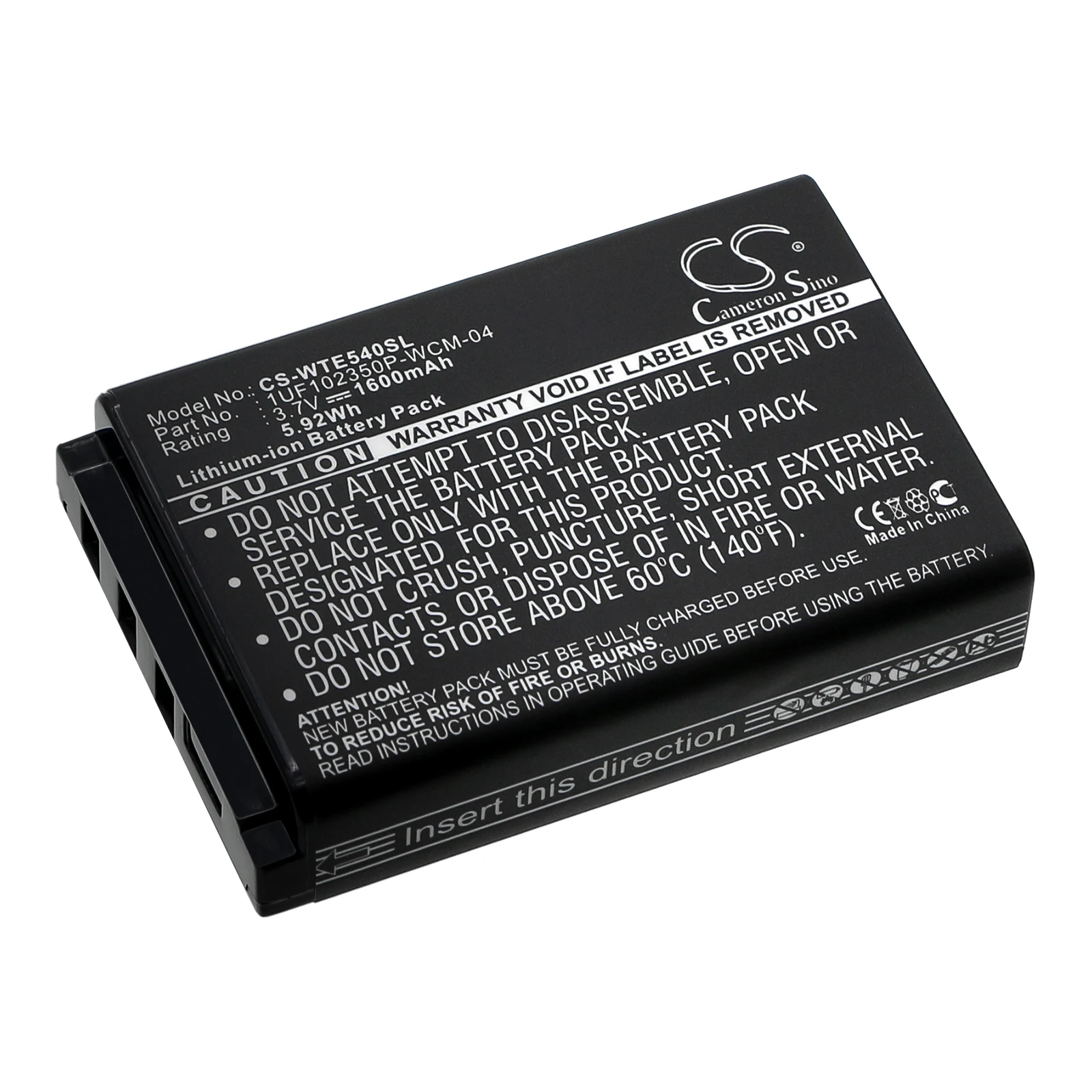 1600mAh Wireless Graphic Tablet Battery ACK-40203, CP-GWL04 for Wacom Intuos4 wireless, PTK-540WL, PTK-540WL-EN