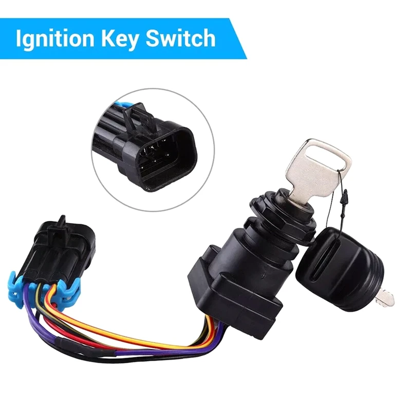 8M0133558 Lgnition Key Switch 6 Pin Marine For Mercury Outboard Top Control Box-Boom