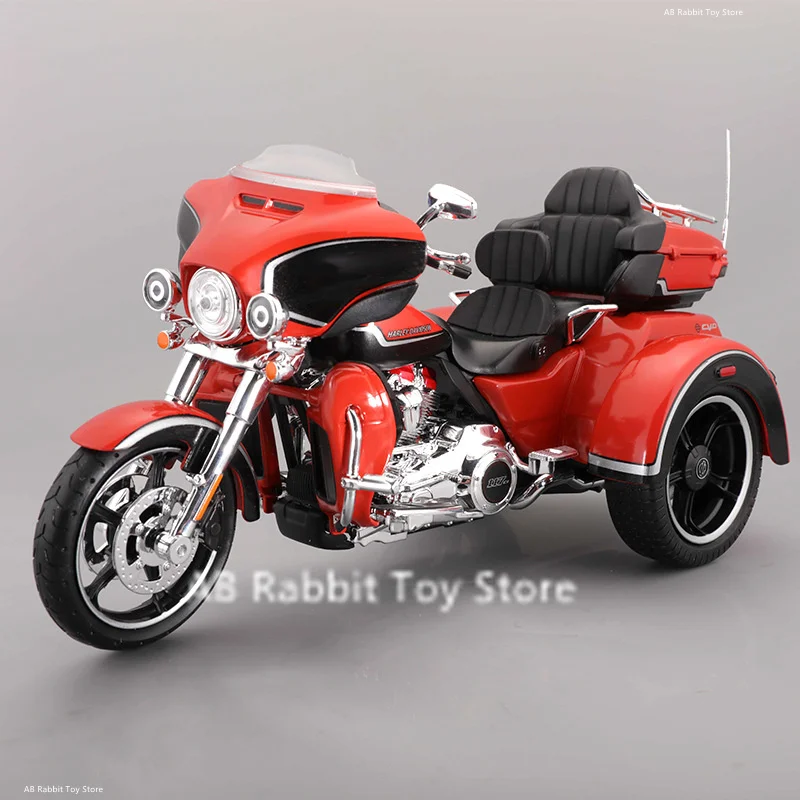 Maisto 1:12 Harley-Davidson CVO Tri Glide 2021 Trikes Die Cast Vehicles Collectible Motorcycle Model Diecast Moto Toys Kid Gift