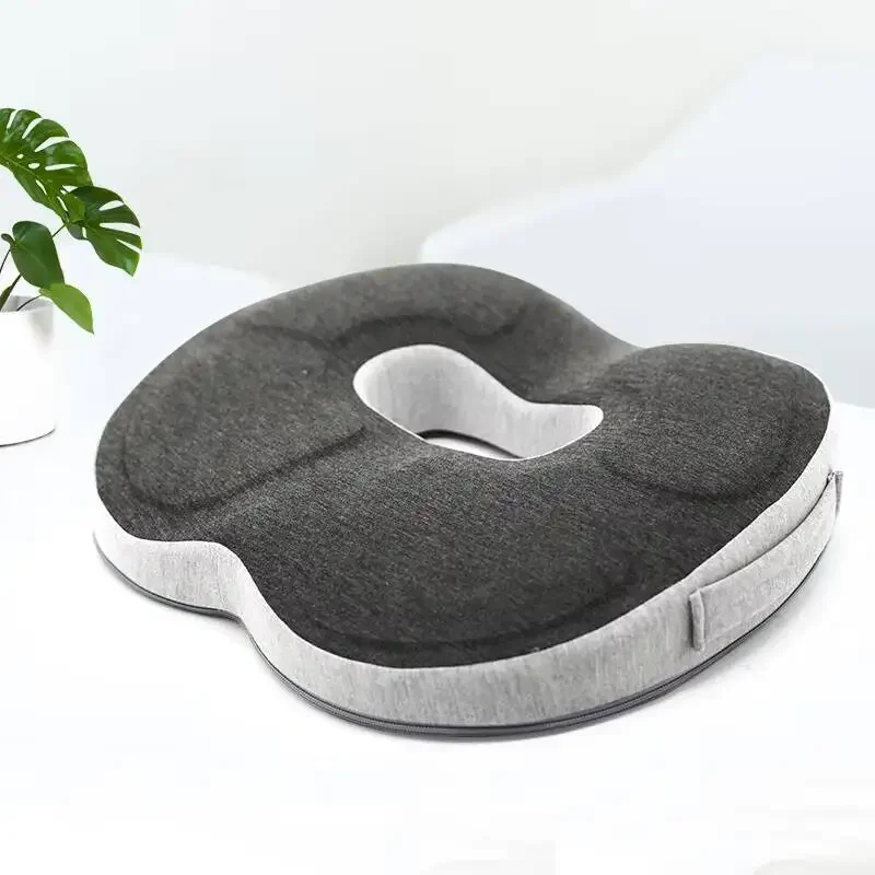 Pillow Promote Orthopedic Memory Foam Car Cushion Travel Seat Cushion Pillow for Chair Cushion Car Office Hip Support Massage
