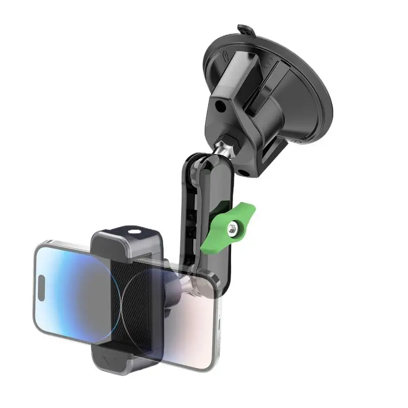 

Car Suction Phone Holder 360 Degree Adjustable Flexible Strong Suction Phone Mount Stable Portable Auto Bracket Vehicle