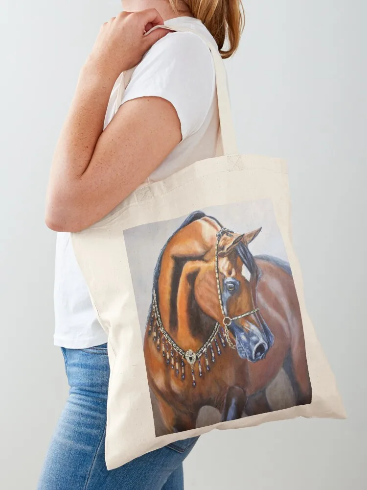 

Arabian horse Tote Bag Shopper bag large size bags hand bag Canvas