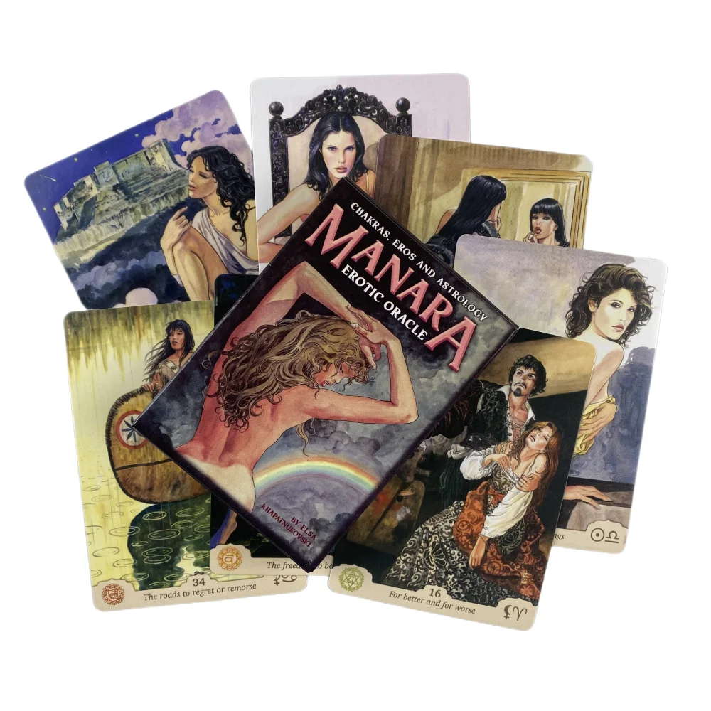 Chakras Manara Oracle Cards Deck Tarot English Visions Divination Edition Brettspielkarten Spiele – Detail 3