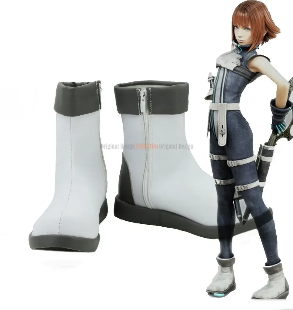 

FF7 Shelke Cosplay Shoes Final Fantasy VII Shelke Cosplay Boots White Shoes Custom Made