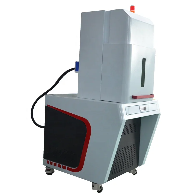 2026 Raycus MAX Fiber Laser Marking Machine with Semi-Enclosed Protective Cover 100W Power for Cutting Gold Silver Copper Jewelr