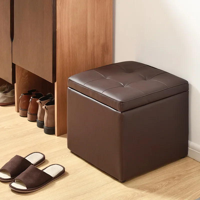 Shoe Bench Fitting Room Storage Stool Living Room Multifunction Home Furniture Simple Storage Stool Modern Tabouret De Stockage