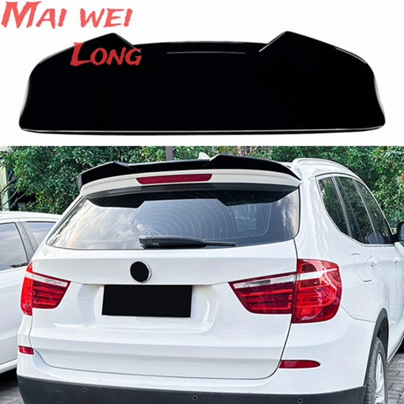 For BMW F25 X3 2011 2012 2013 2014 2015 2016 2017 Spoiler High Quality ABS Plastic Rear Trunk Lip Spoiler Wing Car Styling