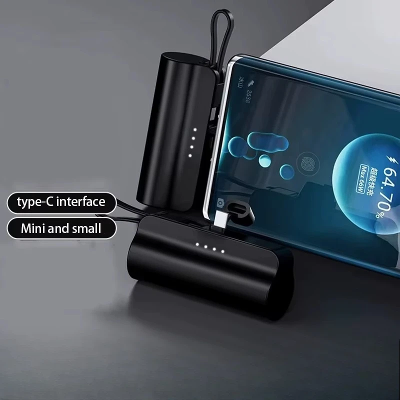 20000mAh Fast Charging Mini Power Bank Large Capacity Supply Multiple Interfaces For IPhone12 13 14 15 Samsung Huawei and Xiaomi