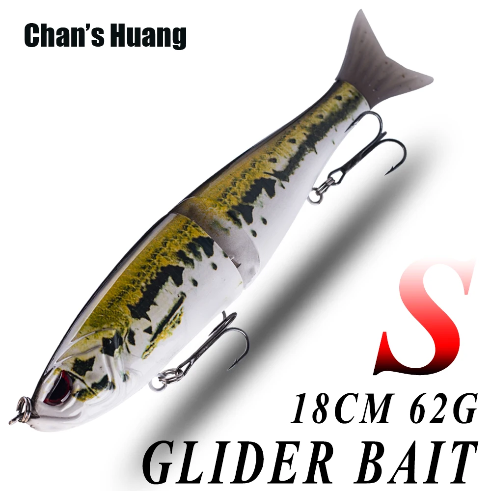 Chan's Huang 1PCS 7INCH 2.18OZ Section Fishing Lures Multi Jointed Swimbait Angry Eye Fishing Lure Sinking Artificial Glide Bait