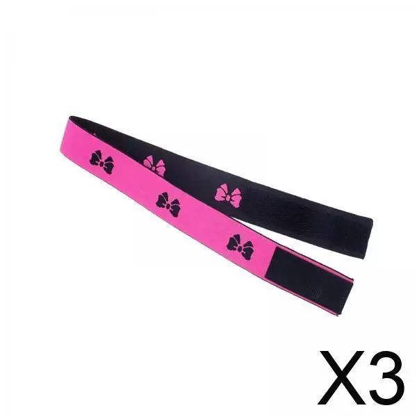 

3xWig Elastic Band Preventing Frontal Hair Lay Down Wig Band Edge Laying Band