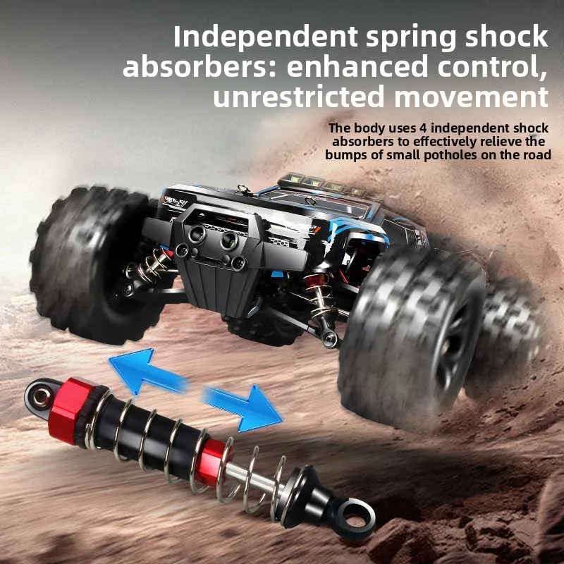 Brushless 3S 4WD High Speed RC Car, 1:14 All Terrain Climbing Off-road Racing Remote Control Car