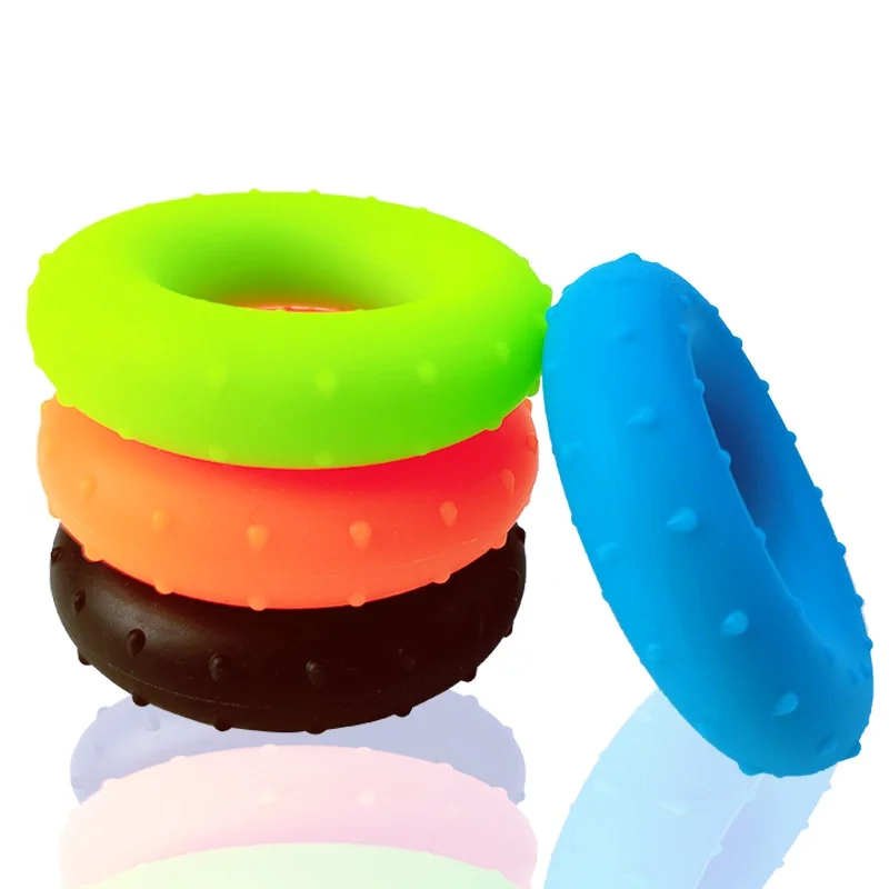 Silicone Bump Ring Grip Strength Ring Hand Exercise Rehabilitation Training For Men and Women Household Small Equipment