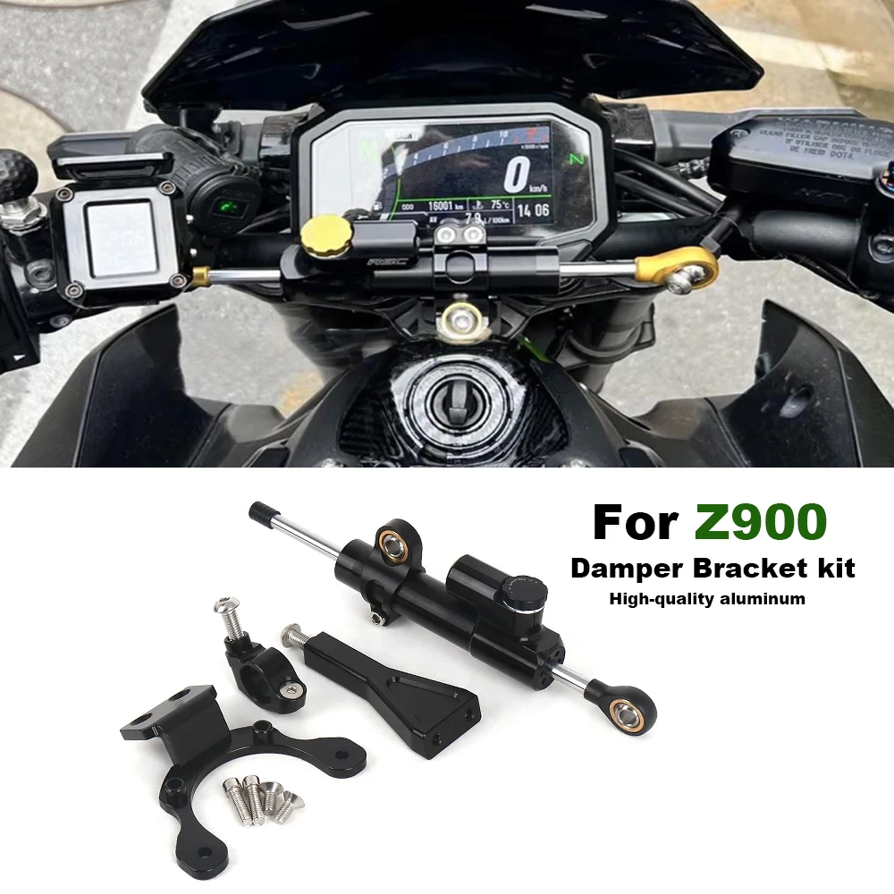 

For Kawasaki Z900 z900 Z 900 2020 2021 2022 2023 2024 New Motorcycle Steering Damper Bracket Stabilizer Mounting Kit
