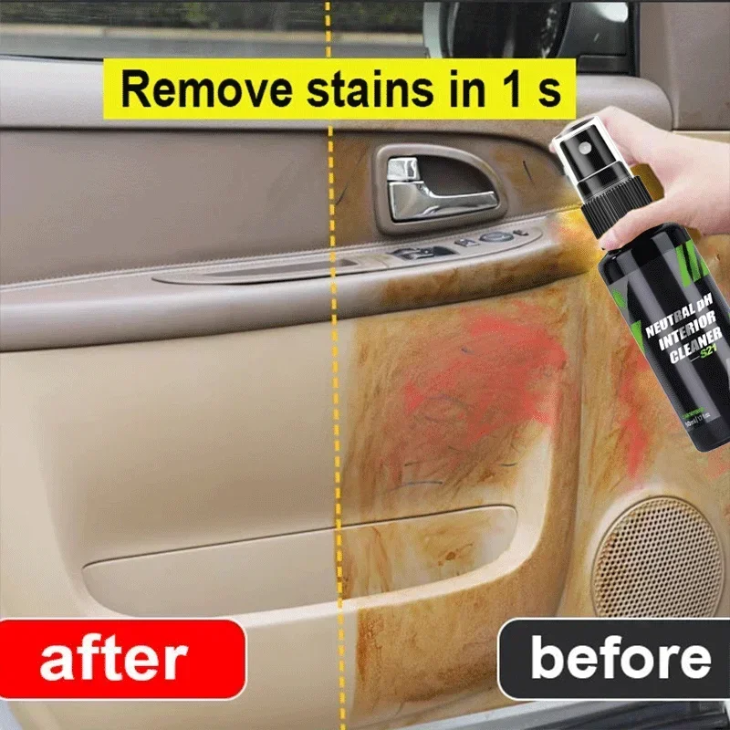 Car Interior  Leather Fabric and Carpet Multi-purpose Anti-aging Car Detailing Spray Care Kit