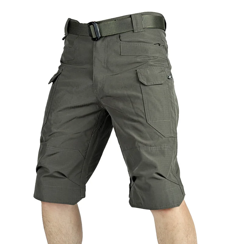 IX7 Tactical Pants Tactical Shorts Men's Waterproof Work Pants Multi Pocket Pants Camouflage Pants Outdoor Shorts Loose Fit - Image 4