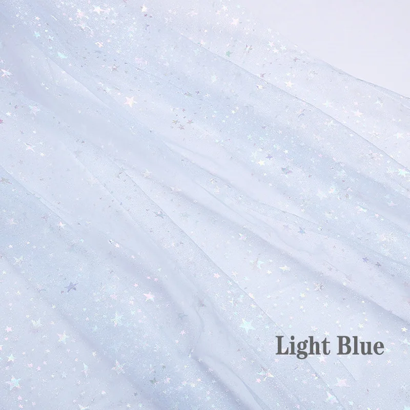 150*100 سنتيمتر البريق ستار تول النسيج DIY بها بنفسك اليدوية الشاش شبكة بوليستر تول الزفاف عيد الميلاد حفلة عيد ميلاد ملابس دمى #4