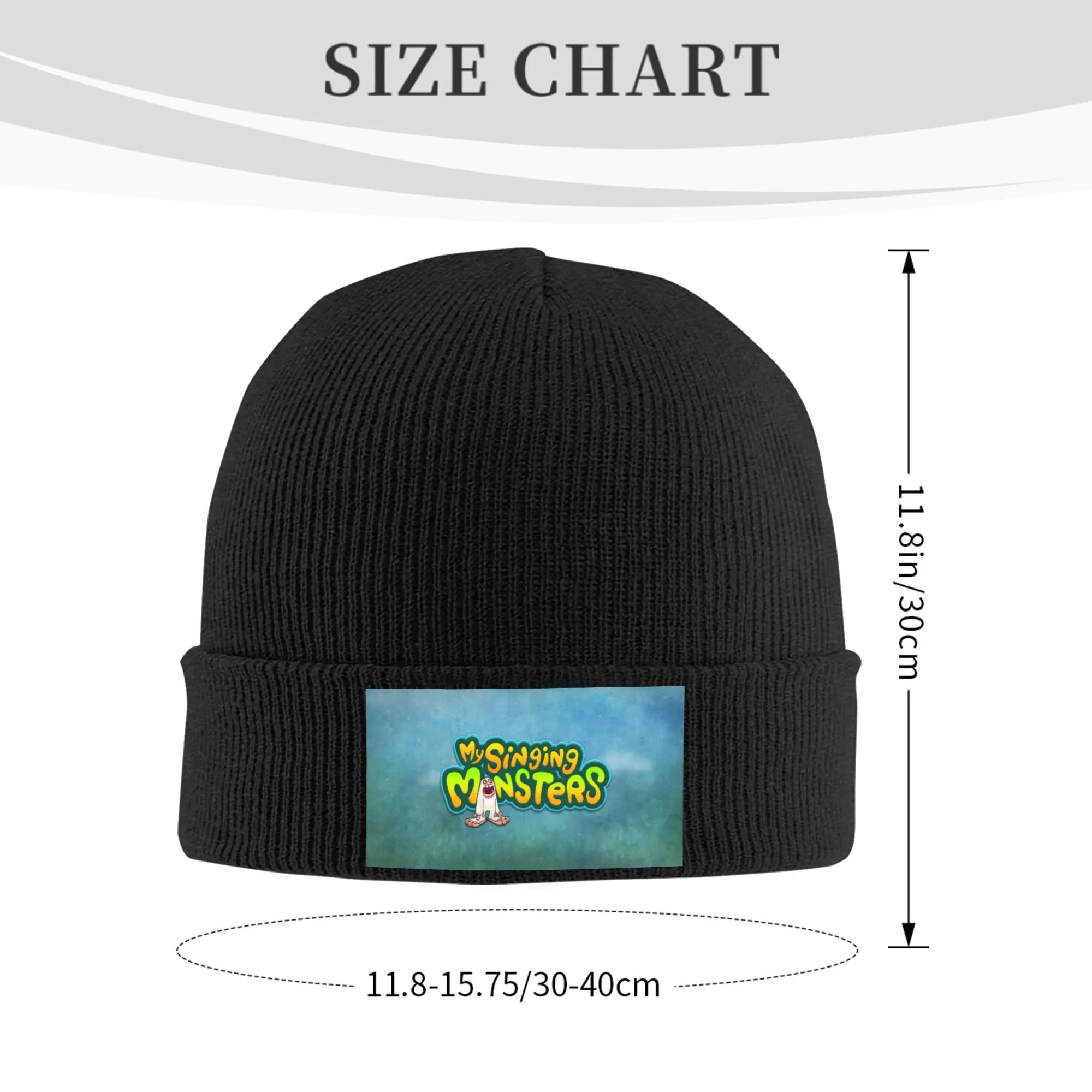 Custom My Singing Monsters Bonnet Hat Fashion Knit Hat Men Women Unisex  Winter Warm Skullies Beanies Caps