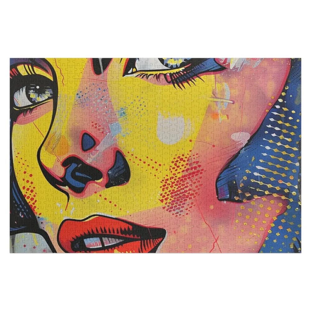 

Gorgeous Women Pop Art Jigsaw Puzzle Photo Custom Personalized Kids Gifts Christmas Gifts Wood Name Puzzle