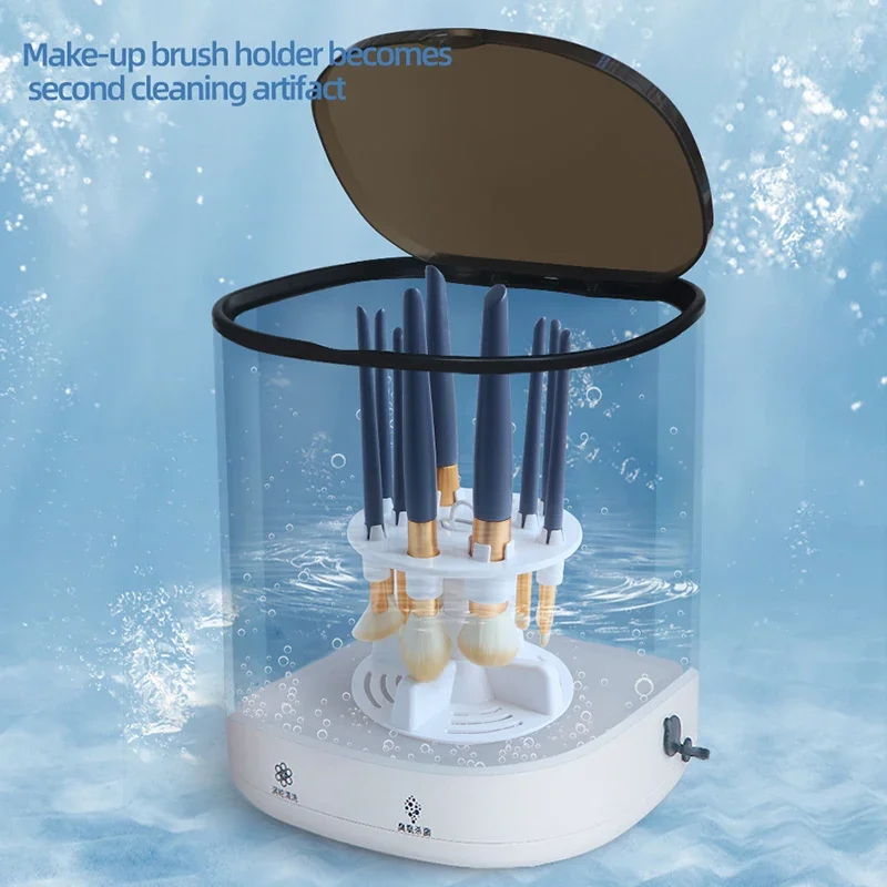 

Beauty Egg Makeup Brush and Washer Quick Wash Brush Electric Scrubbing Artifact Cleaning Machine Tools Makeup Brush New Models