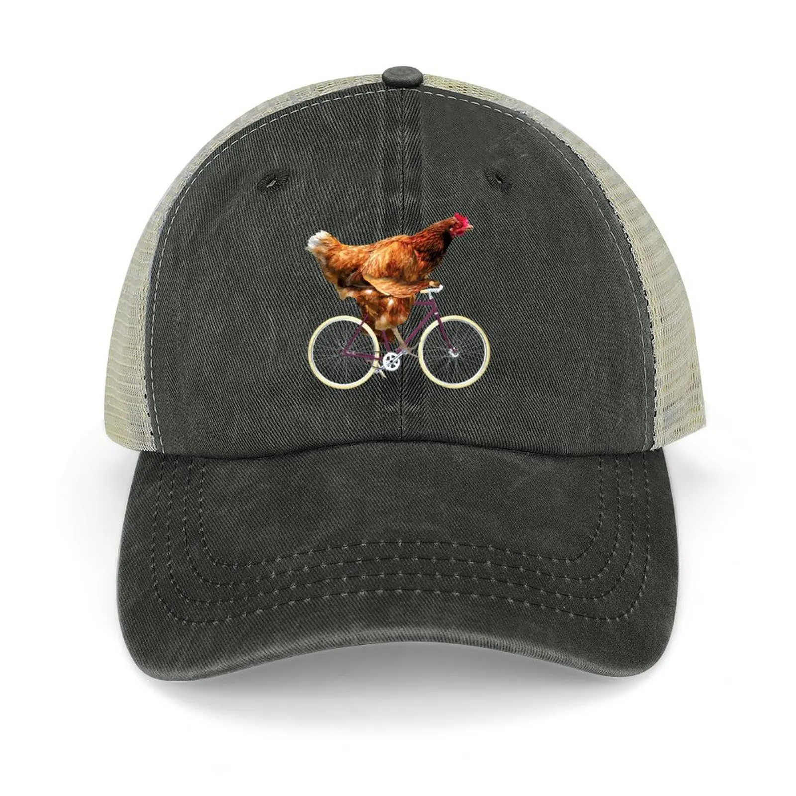

Quirky Chicken Riding Bicycle Baseball Cap tactical cap Kids Hat Icon Fashion Beach Men Caps Women's