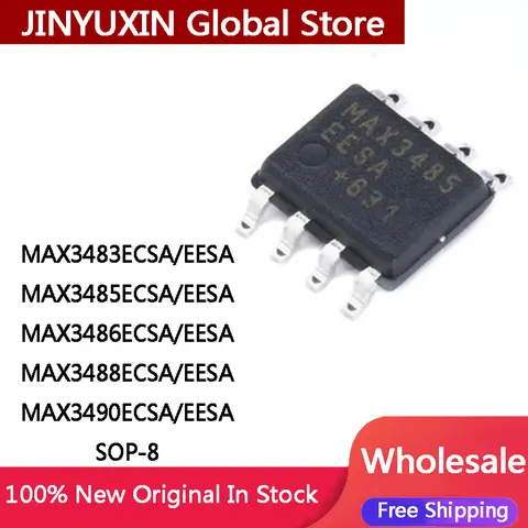 10 Uds nuevo MAX3483ECSA MAX3483 MAX3485ECSA MAX3485 MAX3486ECSA MAX3488 MAX3488ECSA EESA MAX3490ECSA MAX3490 SOP-8 IC Chip Stock