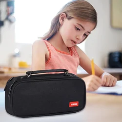 Astuccio per matite di grande capacità per ragazze e ragazzi, astuccio per matite in tela a 5 scomparti, astuccio per cancelleria estetica per la scuola