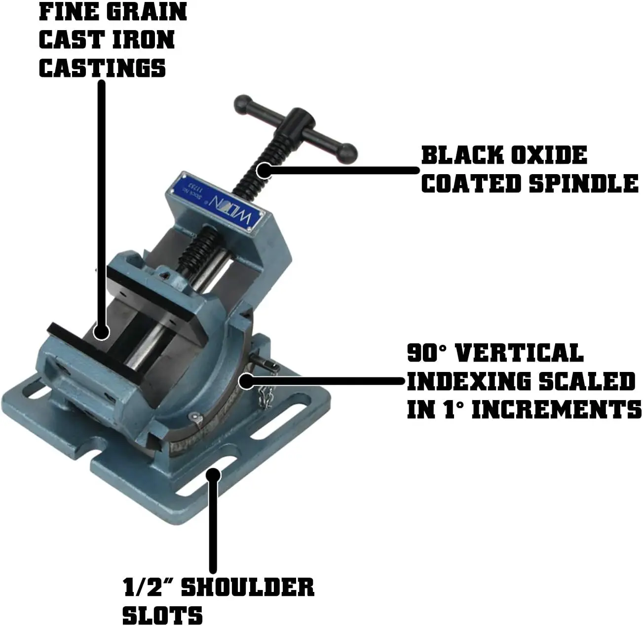 Cradle-Style Angle Drill Press Vise, 3